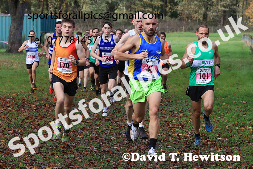 Senior men 2024 Start Fitness NEHL, Lambton Park, near Chester le Street, County Durham.   Photo: David T. Hewitson/Sports for All Pics